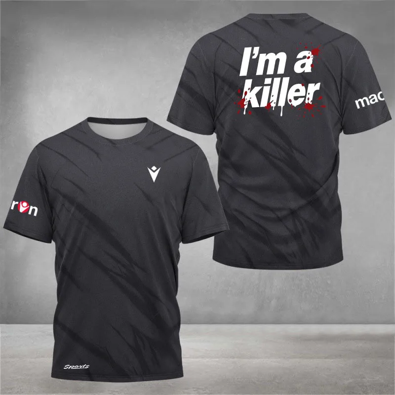 

Men's Short Sleeved T-shirt Fashionable Trendy Fitness T-shirt Casual Running Sports T-shirt Racing T-shirt Fast Drying T-shirt