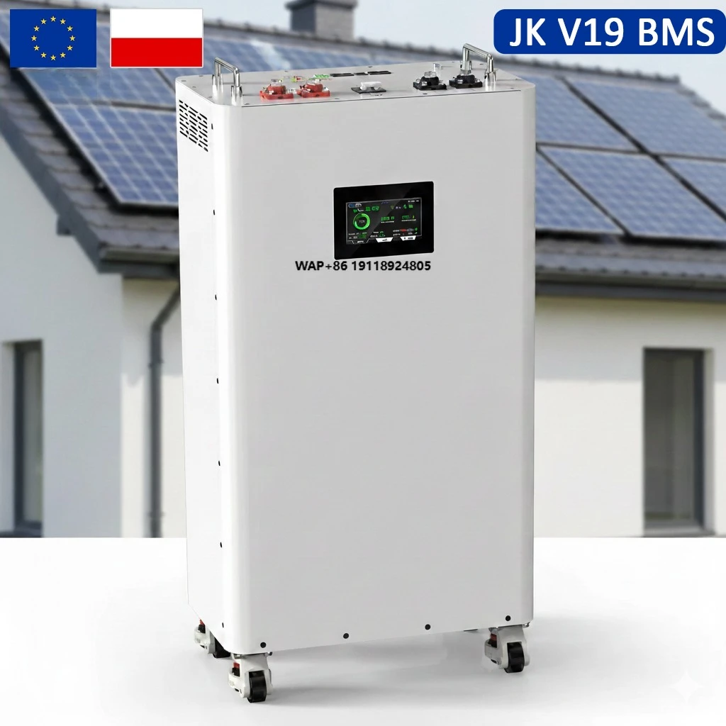 EU Stock Solar Energy Storage Diy Lifepo4 Battery Box 48V 280Ah 314Ah  51.2V Solar Lithium Ion Battery DIY Kit with JK V19 Bms