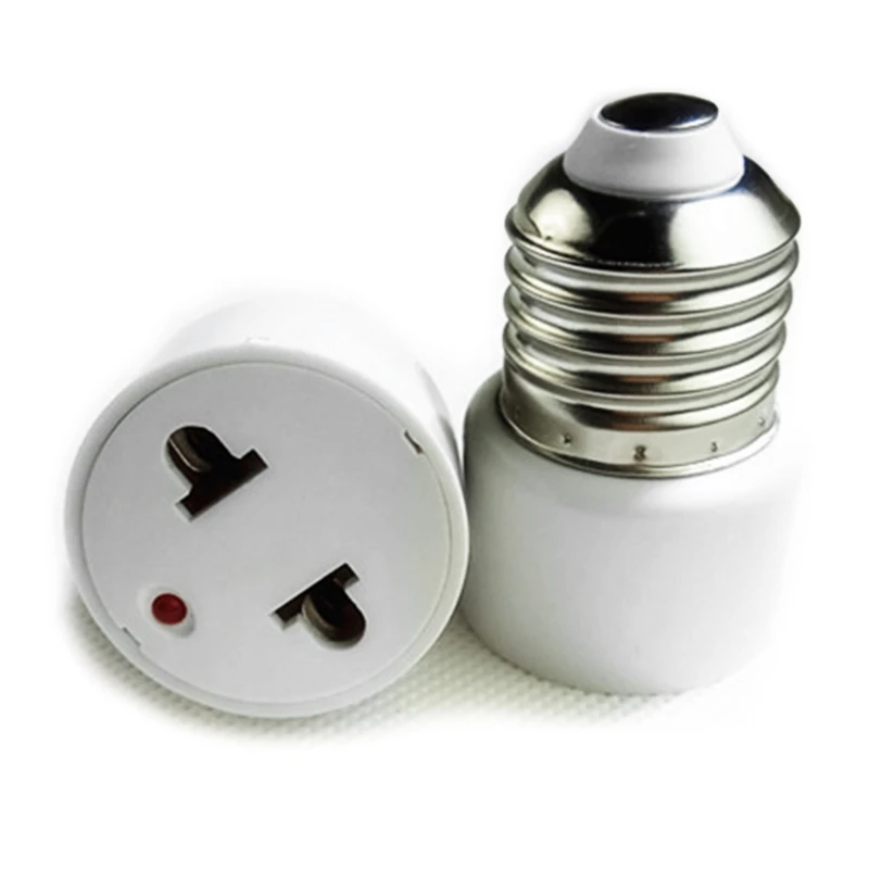 E27 Socket Converter US/EU Plug Adapter for Light Bulbs Holder Converter Base Socket Lighting Accessory Drop Ship