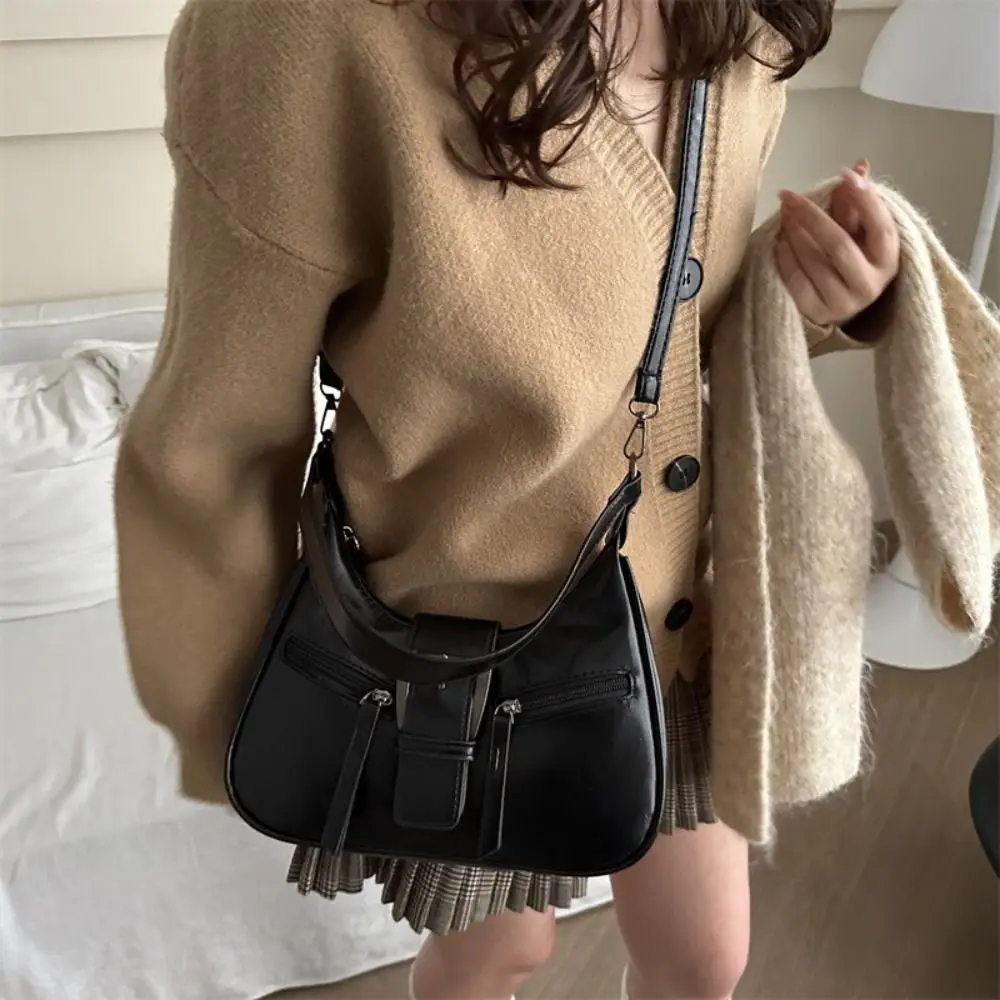 

Fashion New Design Buckle Crossbody Bag Y2K Gothic Y2k Shoulder Bags Casual Punk Spicy Girls Handbag Female