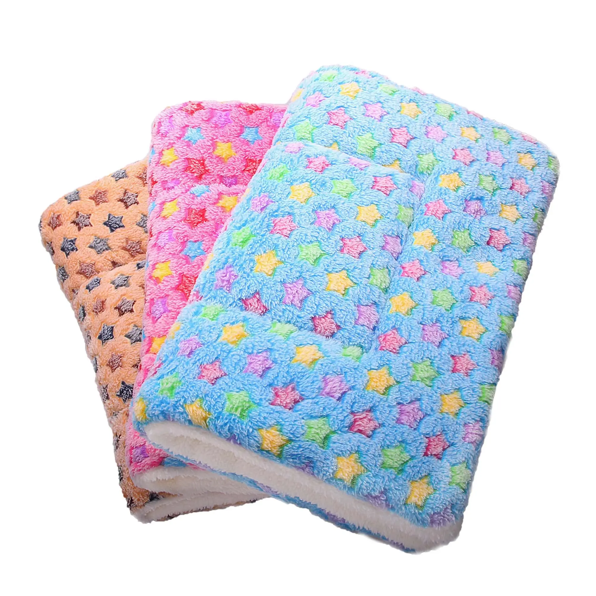 Large Size Flannel Dog Bed Thicken Cat Bed Sleeping Mat Dog Mat Blanket For Puppy Kitten Dog Bed Rug for Small Medium Large Dog