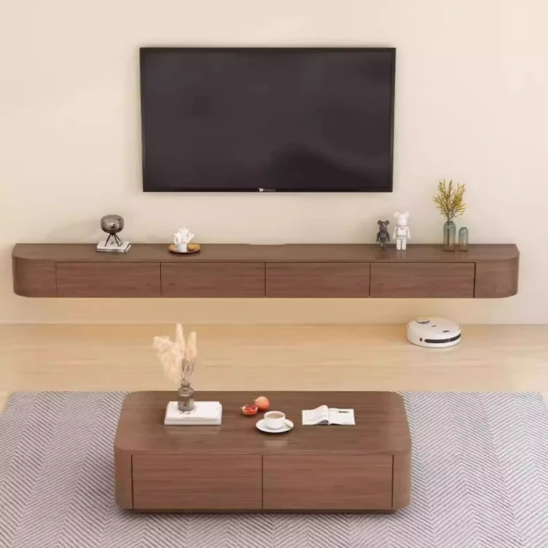 Durable Wall Mounted Premium Beauty TV Cabinet Classic Space Saving Meubles De Maison Furniture Home Luxury Modern TV Cabinet