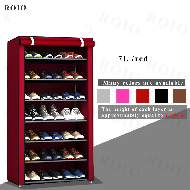 Multi-layer Shoe Cabinet DIY Assembled Dustproof Shelf Hallway Space Saving Storage Organizer Holder Home Furniture Shoe Rack