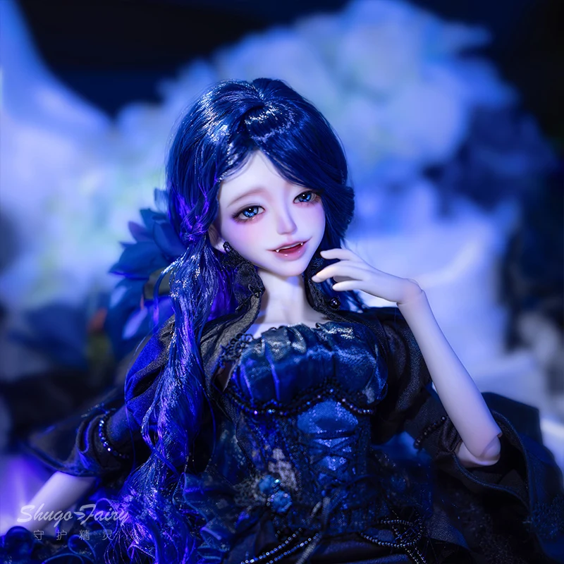 Cassandra Bjd Girl'S Four-Parts Witch Sd Doll Magic Style Set completo con accessori Bambola da collezione per bambini e hobbisti