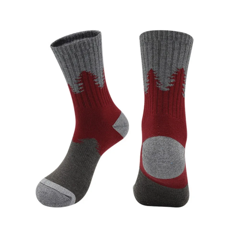

Утолщенные теплые лыжные носки, высокоэластичные износостойкие походные носки, впитывающие влагу, профессиональные зимние спортивные носки для велоспорта
