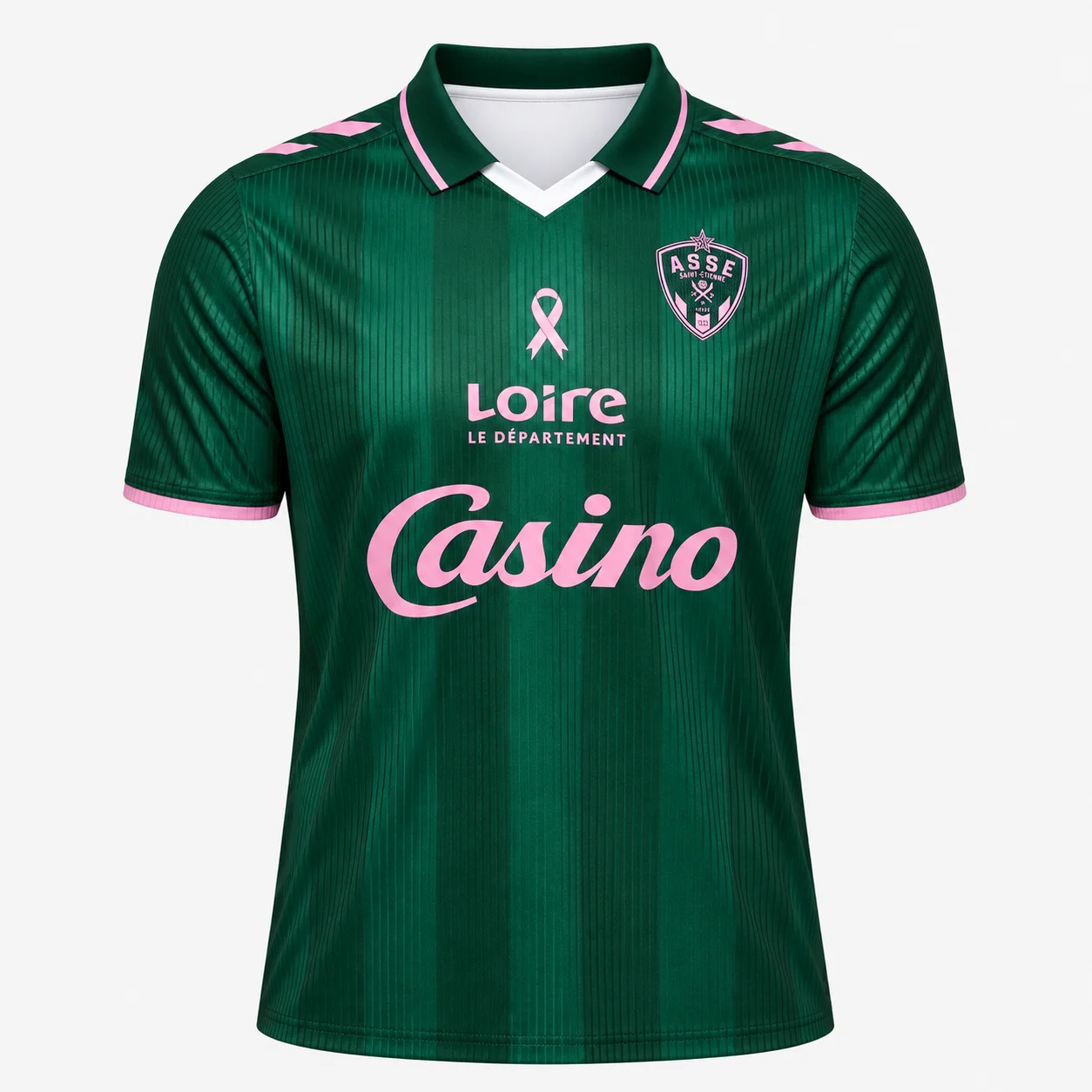 Men's Retro Green Soccer Jersey Pink Trim Short Sleeve Football Shirt V Neck Sports Training Top Breathable Athletic Sports Tee