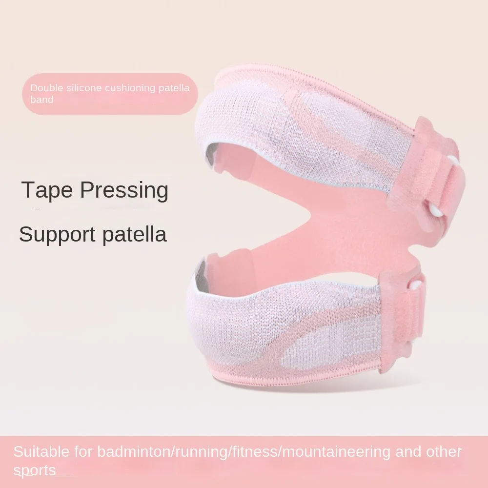 

Adjustable Patella Tendon Knee Straps Double Silicone Comfortable Patella Protect Band Joints Protector Knee Support