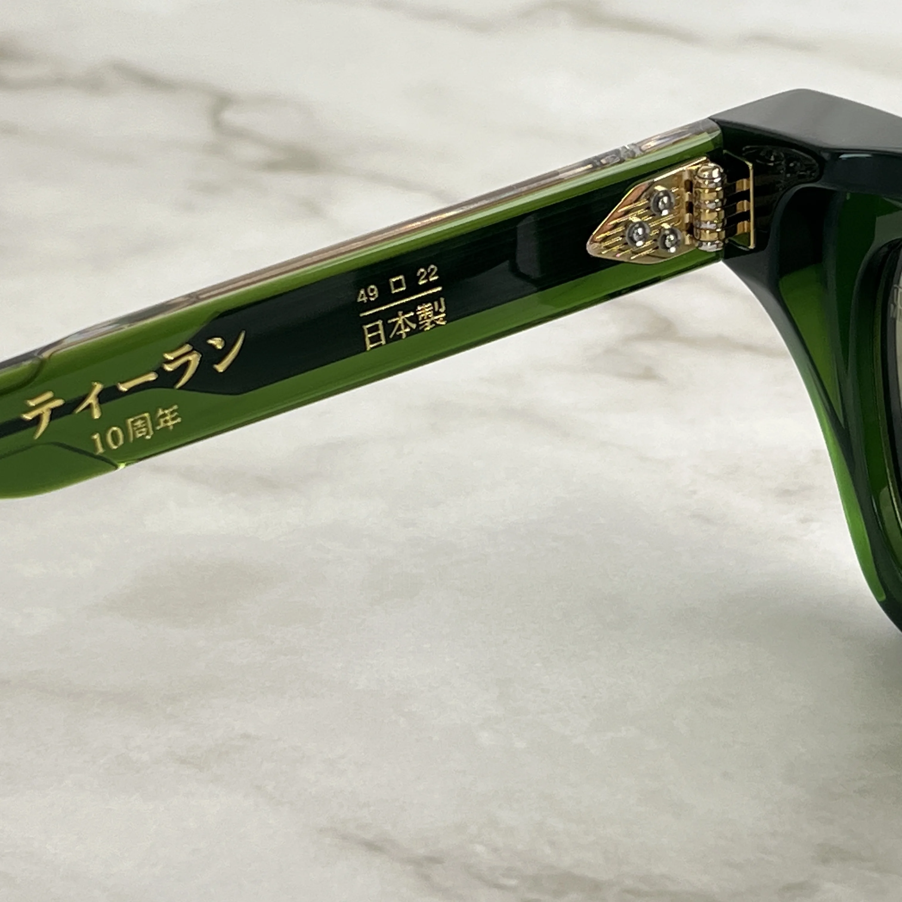 JMM DEALAN 10th الذكرى نظارات شمسية كلاسيكية UV400 اليدوية إطار خلات مصمم نظارات للرجال في الهواء الطلق متعدد الألوان مع حافظة