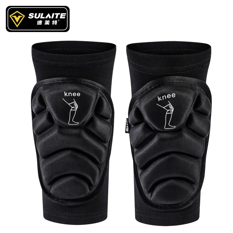 

SULAITE Soft Padded Knee Pads Shock Absorbent Breathable For Skiing Skating Off Road Cycling Outdoor Extreme Sports Enthusiasts