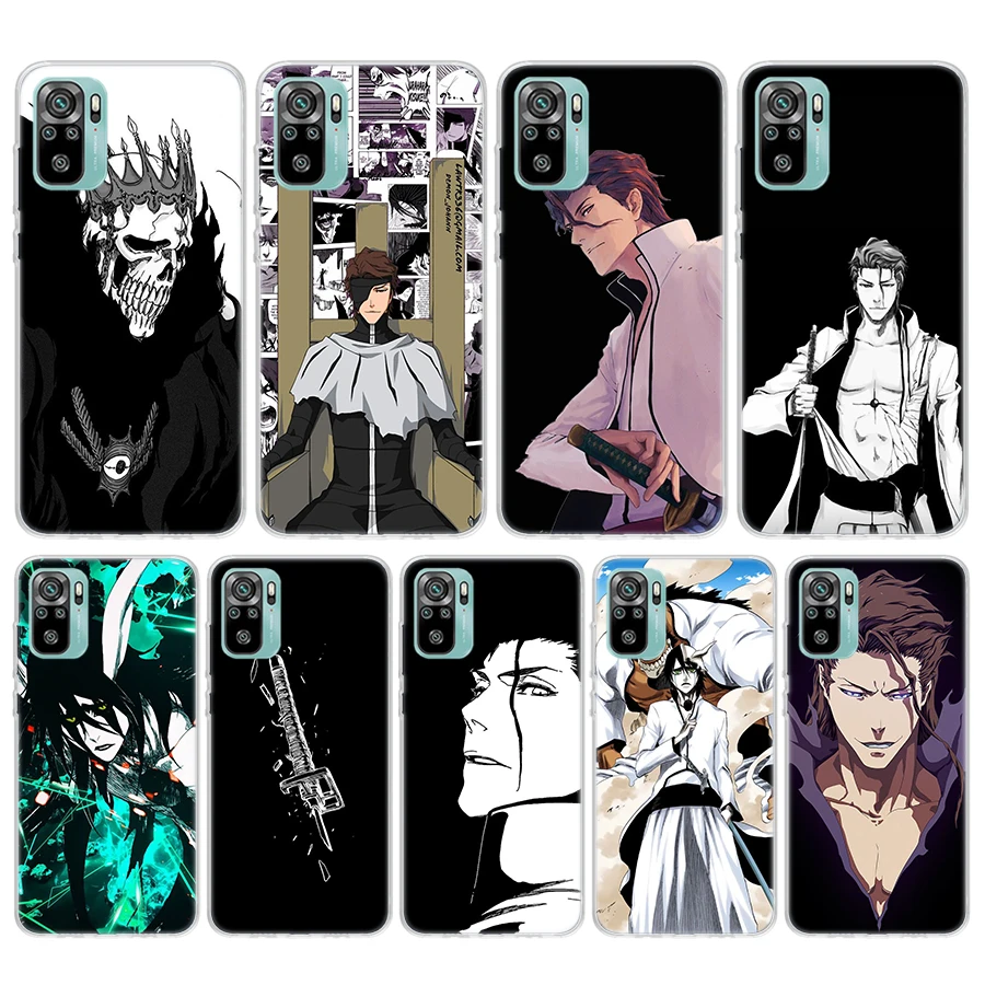 Bleach Aizen Sousuke Soft Phone Case For Xiaomi Redmi 10 10A 10C 9 9A 9C 9T 12 12C 8 8A 7 7A 6 6A S2 K20 K40 Pro 10X K30 Coque