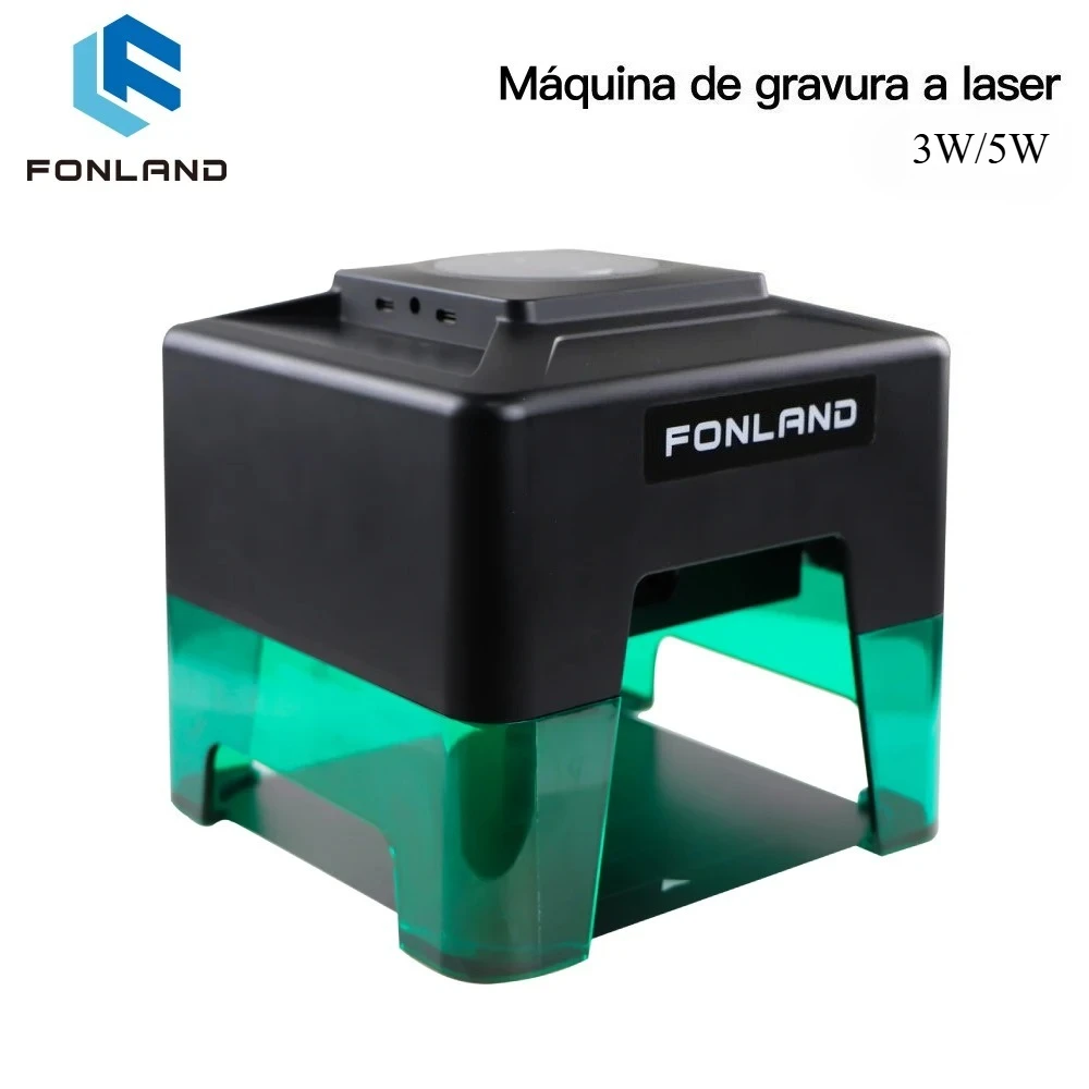 

Fonland XN001/XN003 Лазерный гравер DIY Лазерный гравировальный станок Быстрый мини-логотип Марка Стеклянный принтер Резак Деревообработка Дерево Пластик