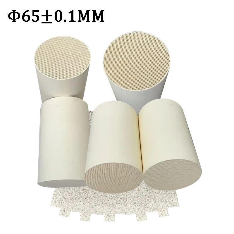 Φ65 Automobile Exhaust System Ceramic Muffler for Car Sound Reduction And Performance Enhancement