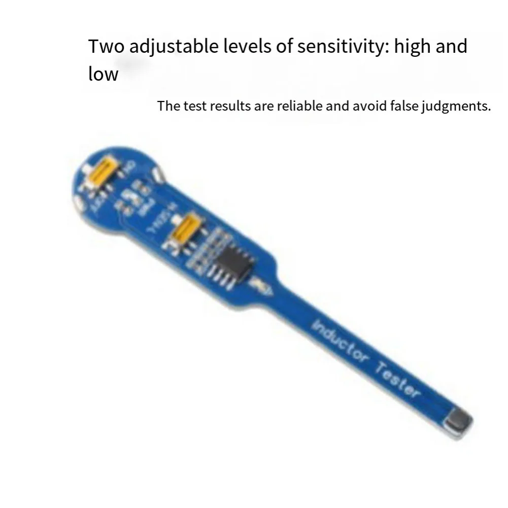 LED Indicating Induction Meter for Smartphone Motherboard Repair Detects Inductors in Live Circuit with 75x15.15x5.8mm Size