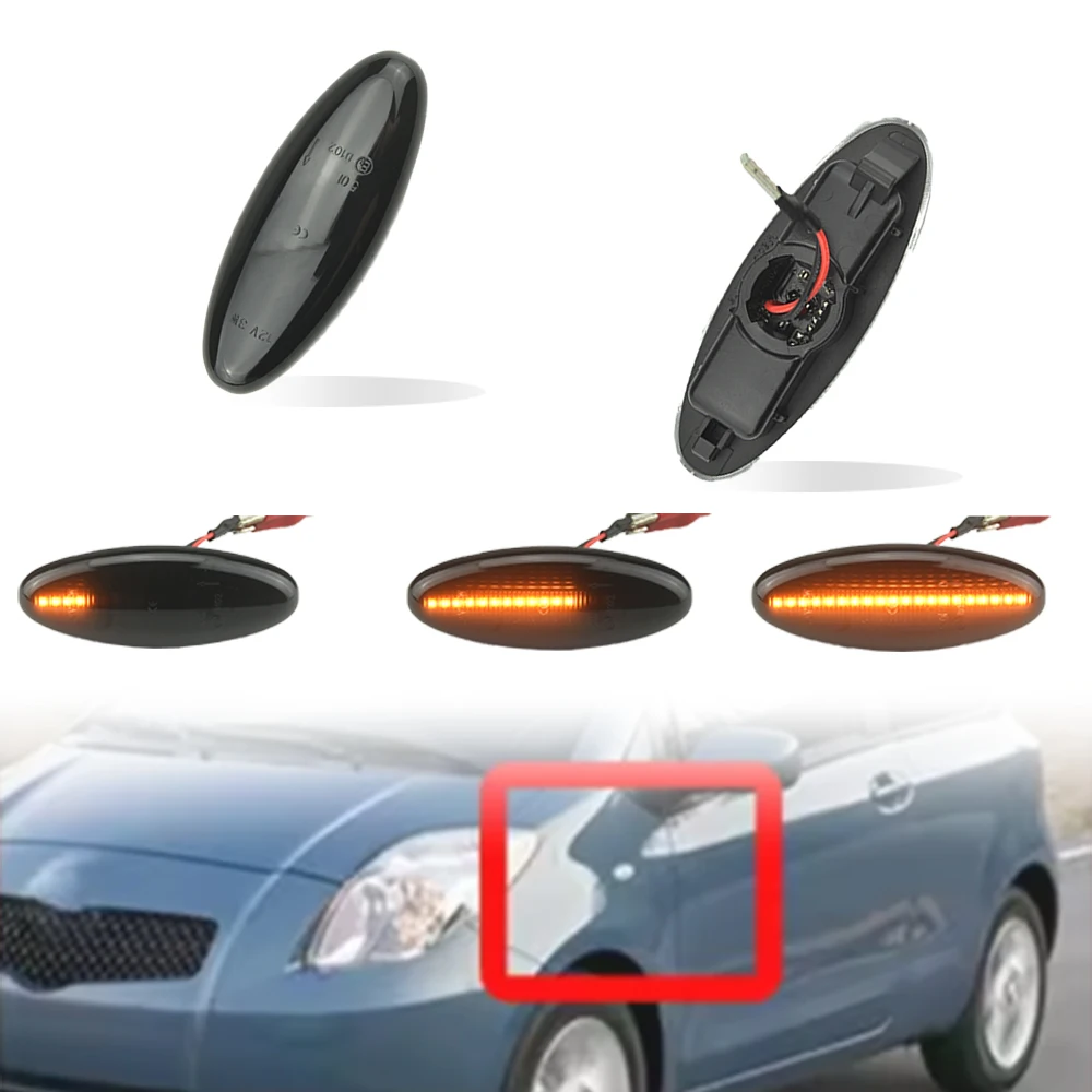 1 Pair Side Fender Marker Lamp Repeater Turn Signal Light For MAZDA 323 626 MPV Premacy Protege MX-6 Tribute OEM B01W-51-120