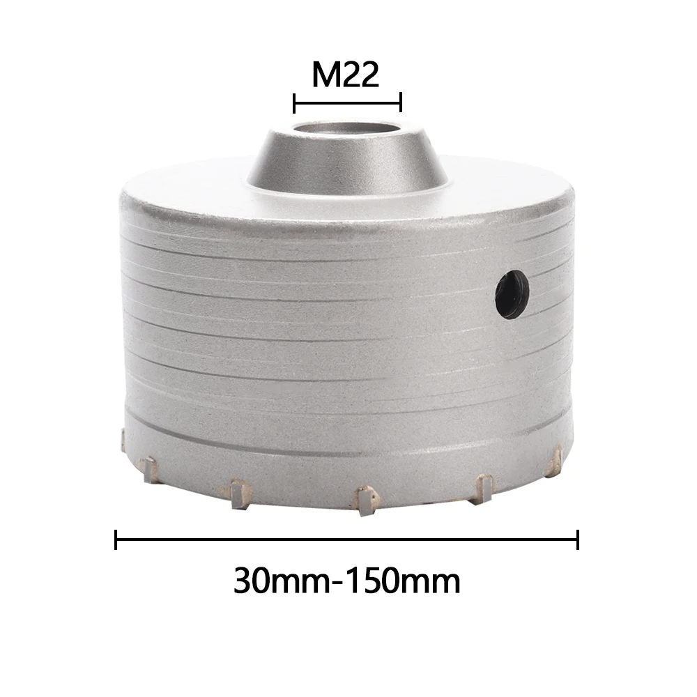 1 قطعة 30-150 مللي متر الحفر تاج ل جدار الخرسانة ثقب المنشار SDS زائد المطرقة مثقاب مجموعة مع رمح مستدير الاسمنت قطع الحجر أداة #3