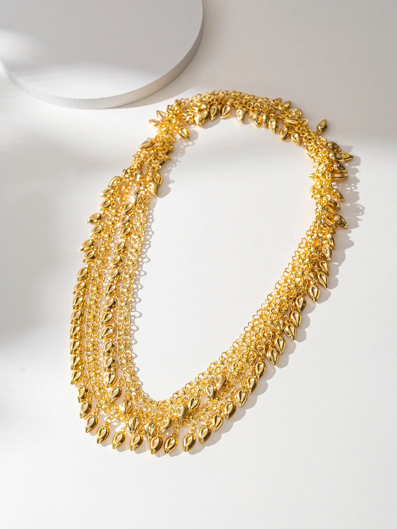 New Kurdish Wedding Jewelry Chain Bridal Gold Color Body Accessories for Women Ethnic Brial Gifts Arabic Turkish Jewelry