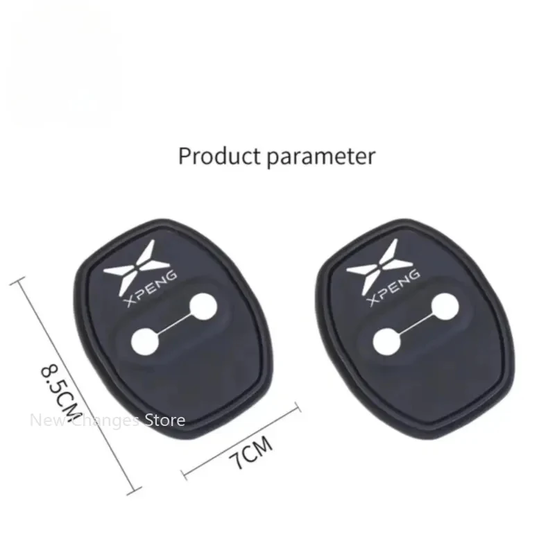 Vehicle Anti-Abnormal Noise Door Latch Protective Shell 4Pcs For Xpeng G6 G9 G7 P7 X9 MONA M03 Mod Parts