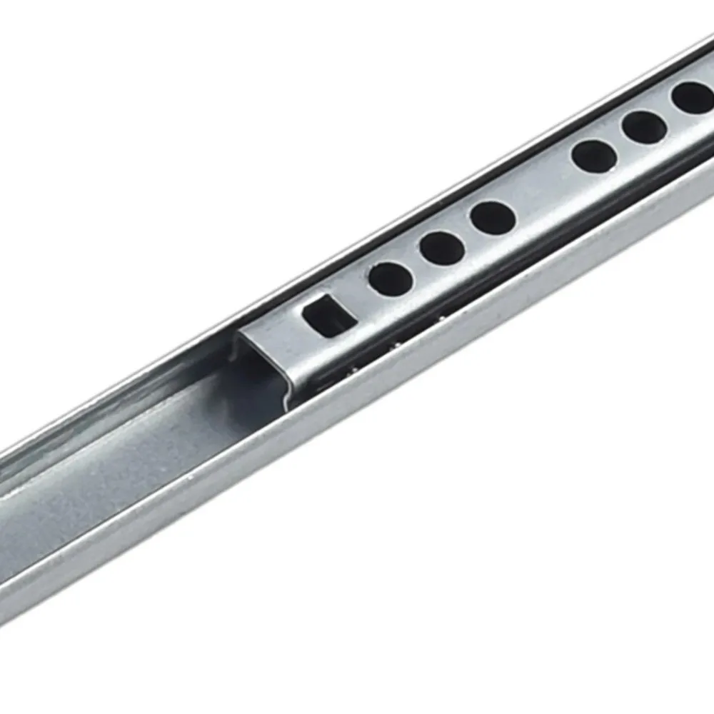 2PCS Smooth Glide Bearing Drawer Slides Two Way Slide Hardware Accessories Drawer Glides 8