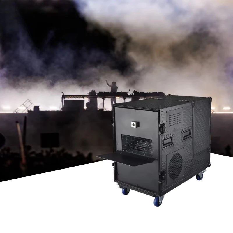 4000W Fog Smoke Cannon Machine for Disco Stage Events  Outdoor Stainless Steel Waterproof Haze Mist Machine