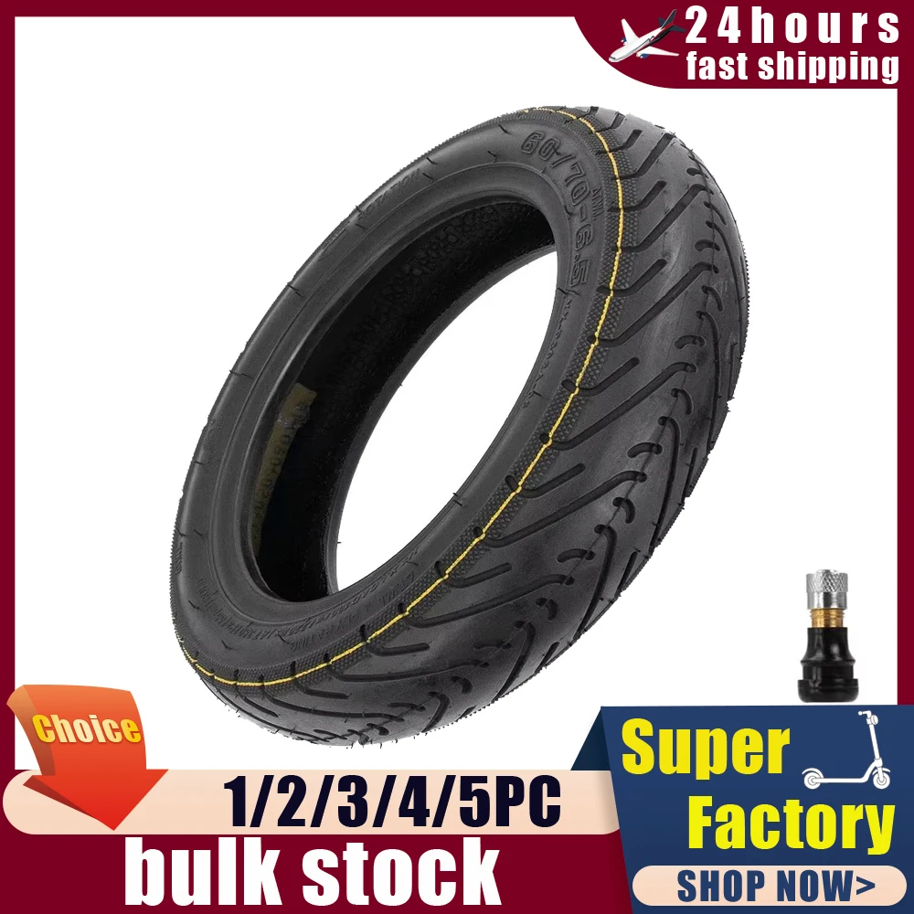 

E-Scooter 10Inch 60/70-6.5 Front Rear Tyre For Ninebot Max G30 G30D G30LP Electric Scooter Vacuum Tubeless Tire with Nozzle Part
