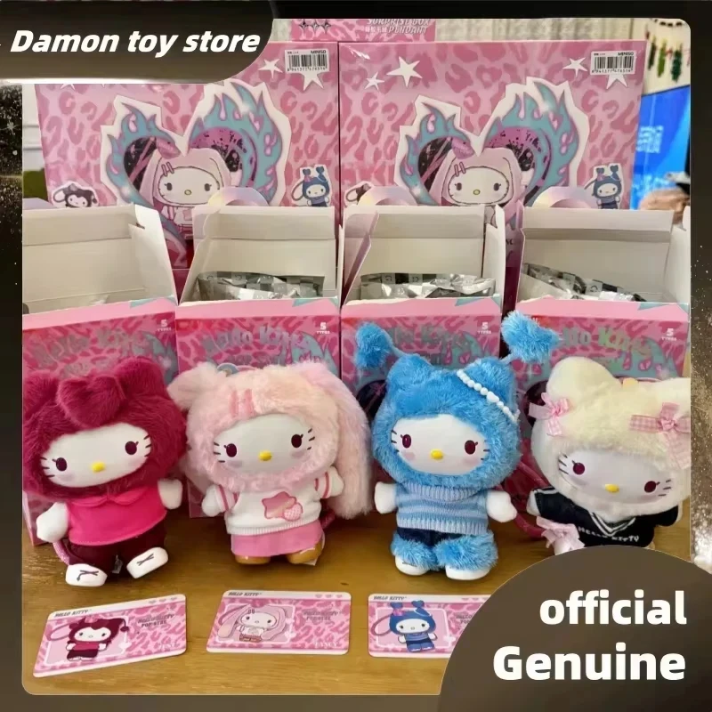 

Подлинные персонажи Sanrio Hello Kitty Popstar Series, виниловая глухая коробка, милая сумка, подвеска, модные игрушки Sanrio Mystery Box в подарок