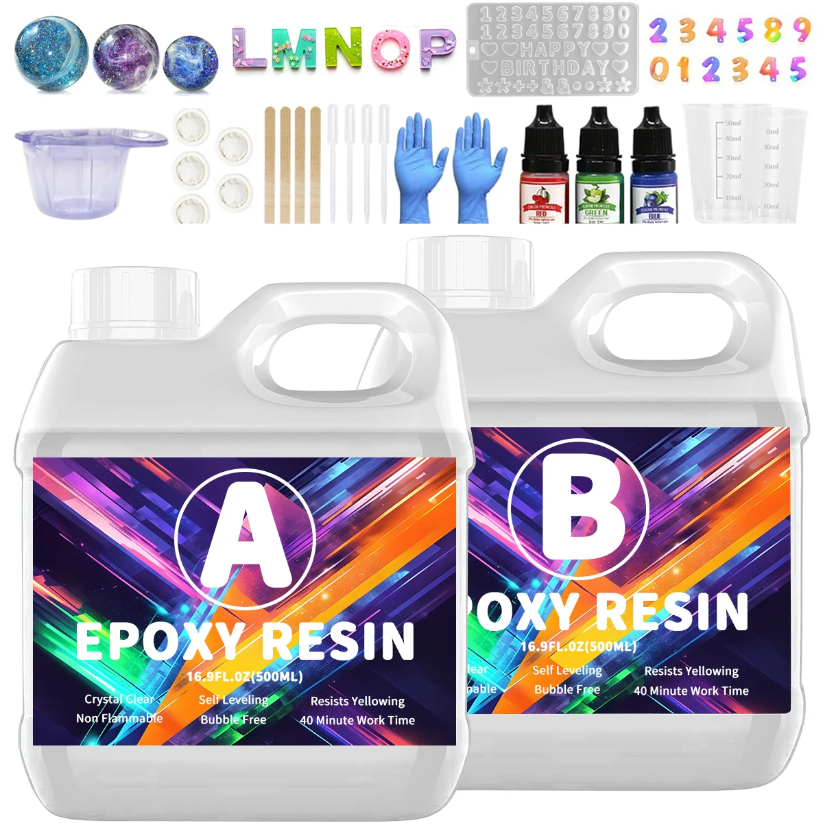 500Ml Ab Epoxy Resi…