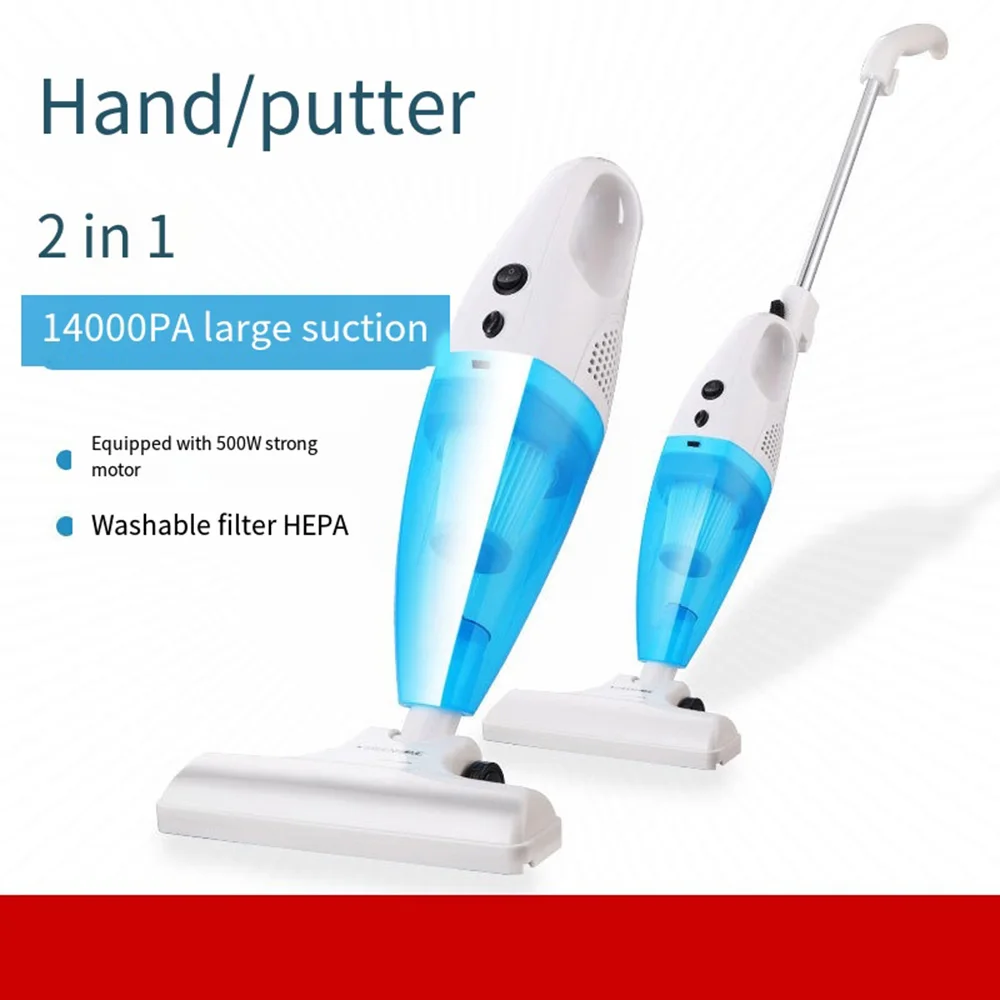 Handheld Vacuum Cleaner Labor-Saving Ultra Long Line Household Mite Removal Strong  Dry And Wet Dual-Use Vacuum Cleaner Electric