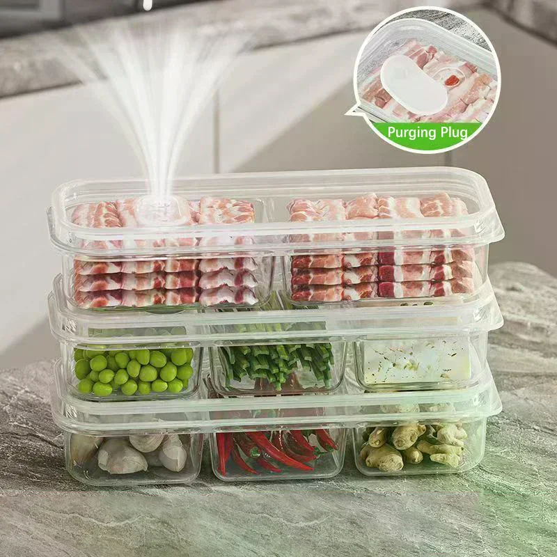Food Fresh Storage Box Fridge Side Door Fruit Vegetable Spice Food Case Container Kitchen Organizer Storage Boxs Refrigerator