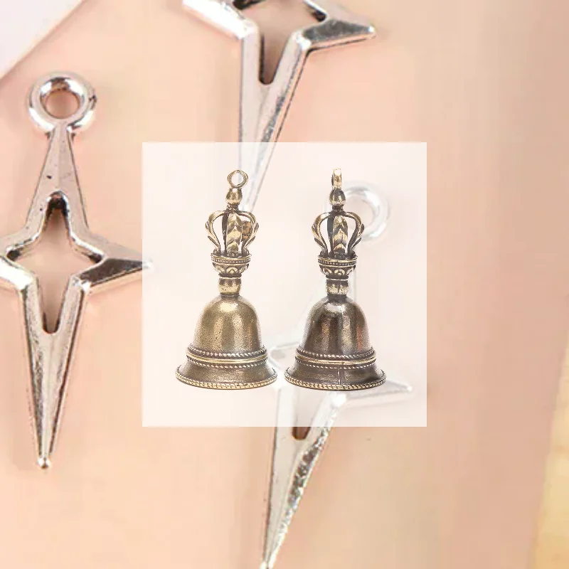 

[HS] 40 шт. 23x10 мм, ажурные подвески-звездочки под старинное серебро, аксессуары для изготовления ювелирных изделий своими руками