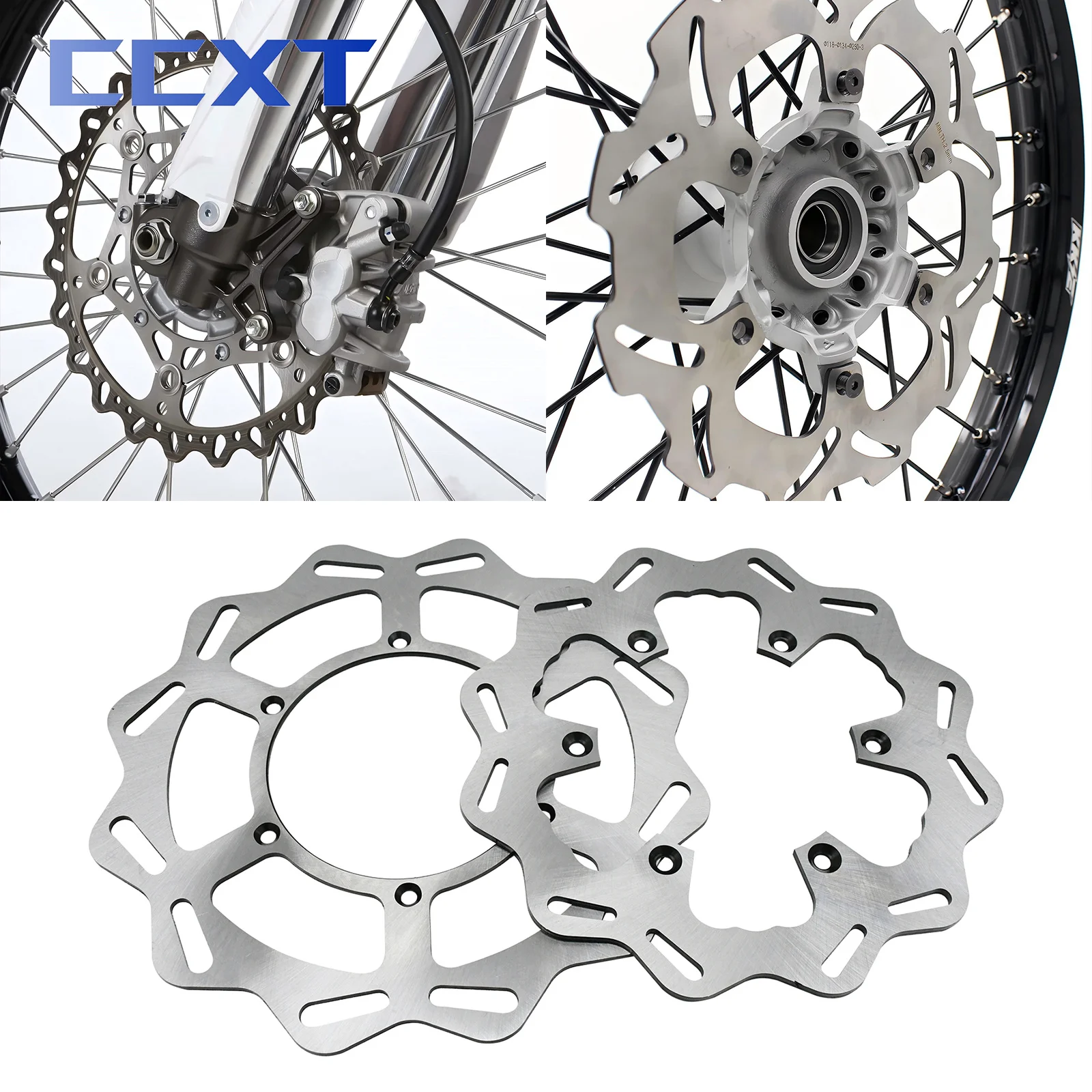 Motorcycle 270mm 245mm Front Rear Brake Disc Rotor Disk For Yamaha YZ125 YZ250 1998-2021 YZ250F YZ450F 2001-2021 WR250F WR450F