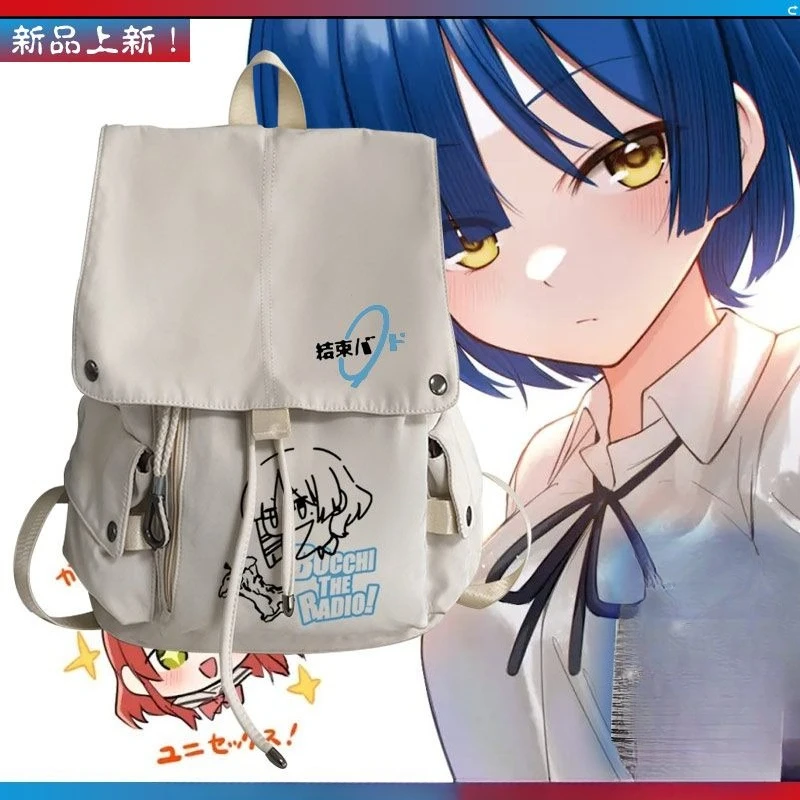 Bocchi the Rock! Ryo Yamada Ikuyo Kita Gotoh Hitori Large Capacity Backpack High Color Creative Personality Leisure Joker Bag