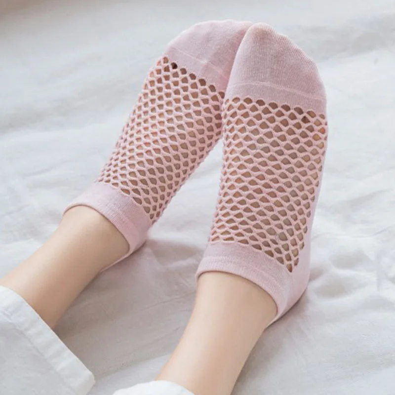 Chaussettes Respirantes en Résille pour Femme, Décontractées, à la Mode, Confortables, de Haute Qualité, Fines, d'Été, 3 Paires