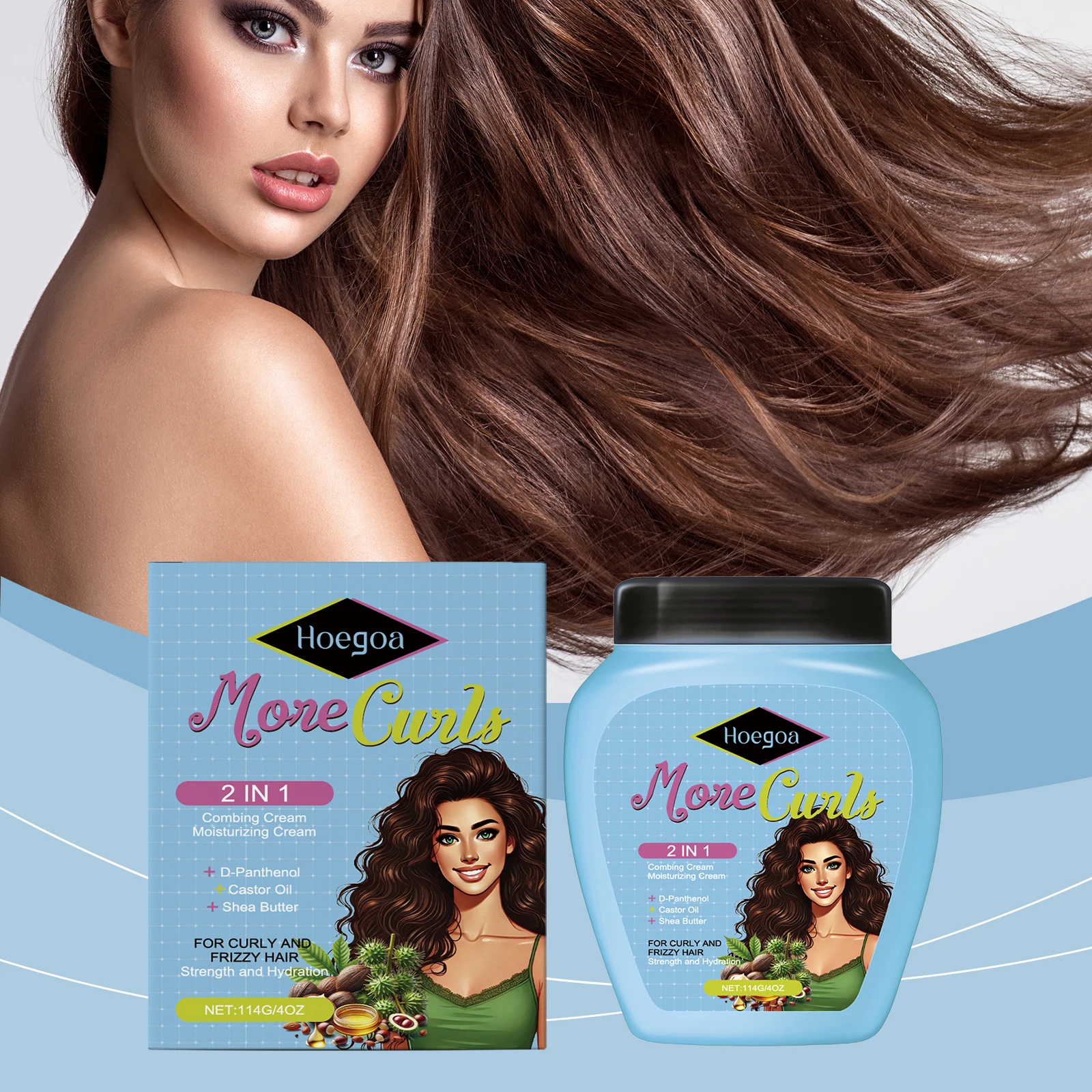 

Castor Oil Hair Mask Long Lasting Nourish Smoothing Shiny Softer Hair Treatment For Dry Frizz Damaged Hair Care Conditioner