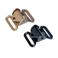 Tactical Function Aluminum Alloy Sliding Quick Adjustment Spring Buckle Fits 25mm Webbing Accessory