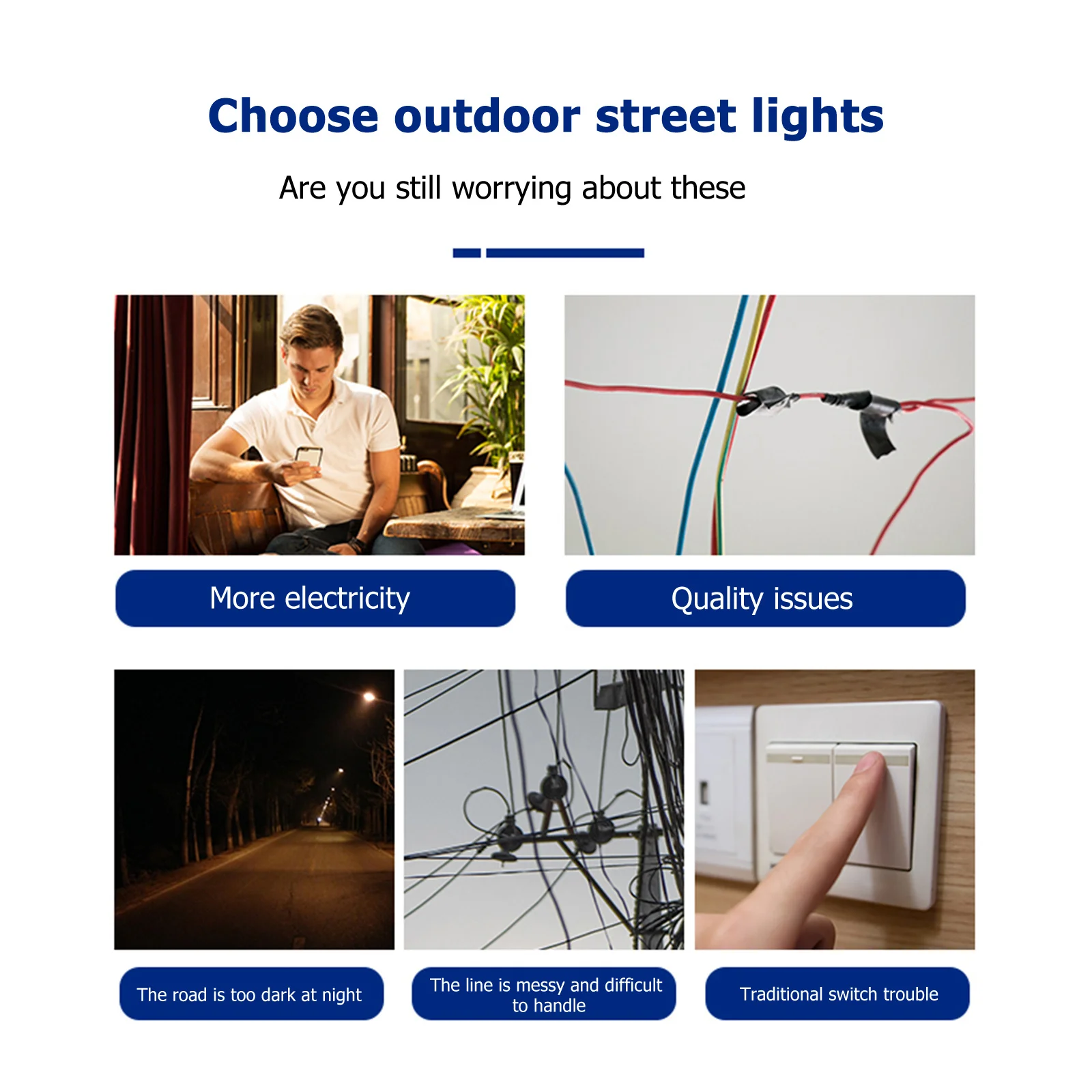 

1Set Solar Street Lamp LED Solar Light with Wide Lighting Range High Brightness Waterproof Outdoor Lamp for Garden Street