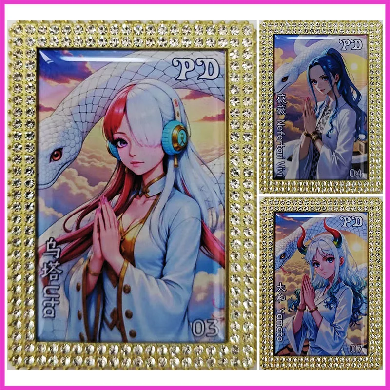 

Аниме ONE PIECE Rare Limited PD Refraction Game Коллекционные карты Uta Nefertari D Vivi Yamato Игрушки для мальчиков Подарок на день рождения