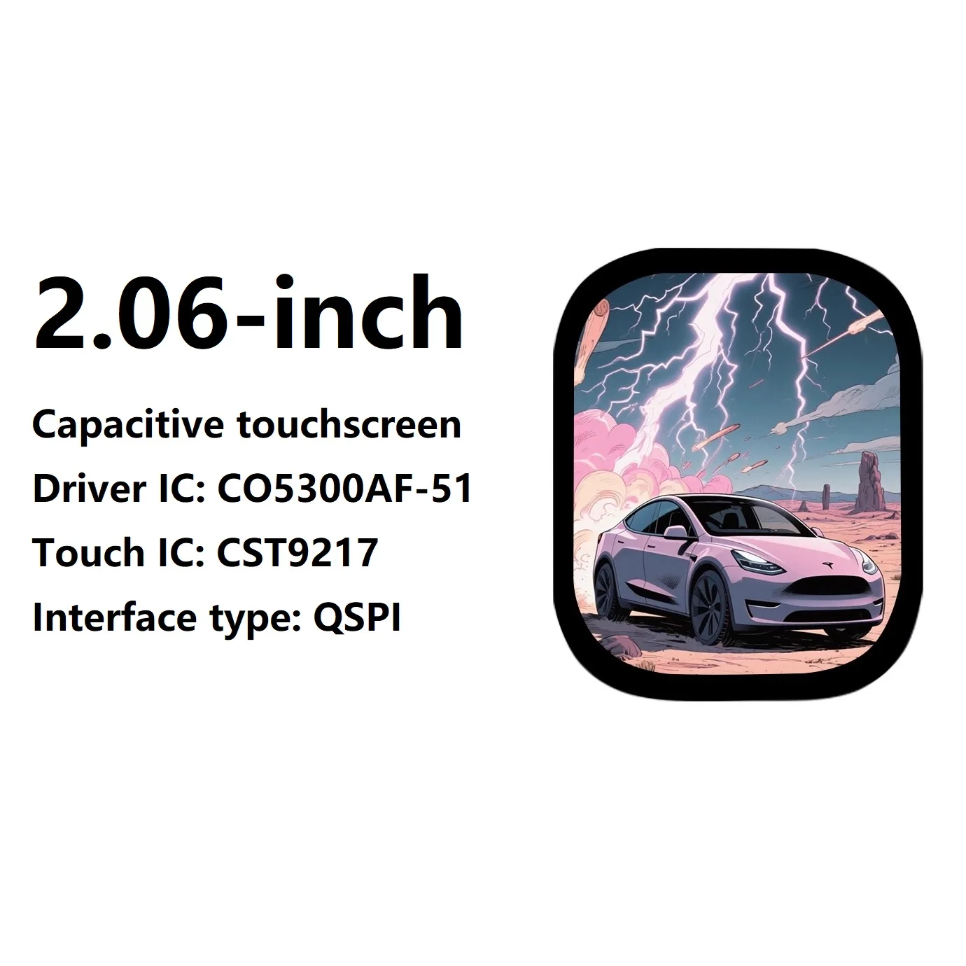 2.06-Inch Amoled Di…