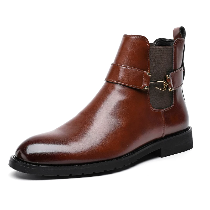 

New versatile outdoor trendy British casual men's Chelsea boots