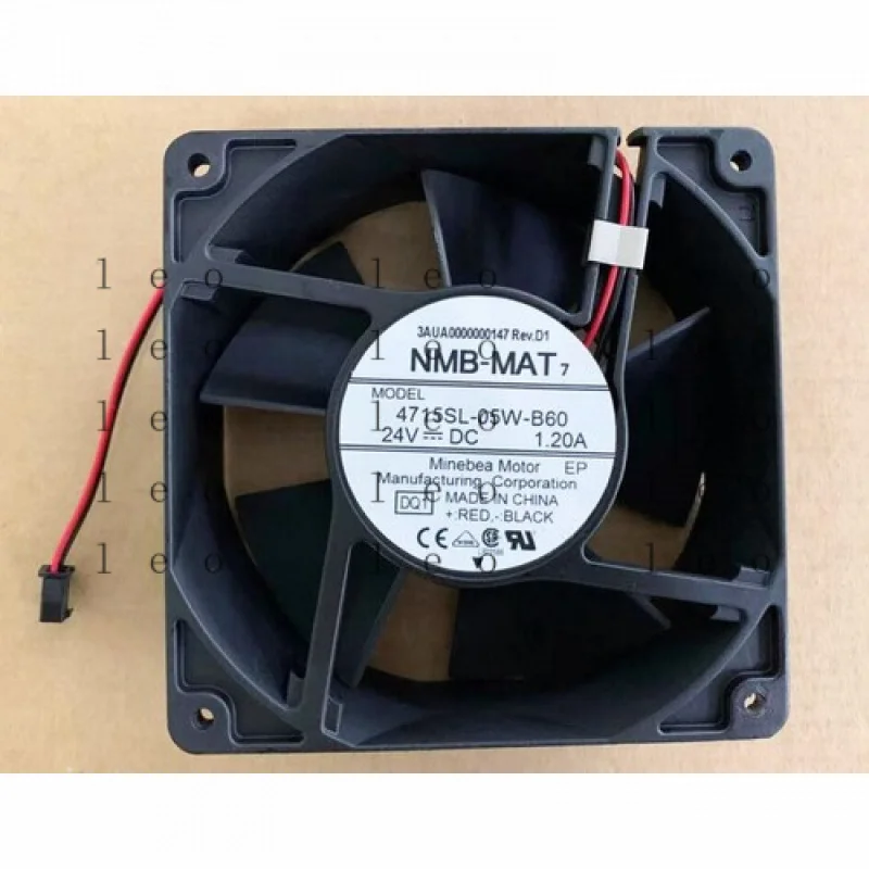 

AA for NMB 120*120*38 4715SL-05W-B60 -DQ1 24V 1.2A aluminum frame cooling fan