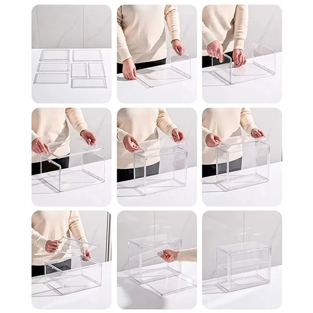 

Прозрачный акриловый органайзер-витрина, многослойный, большой вместимости, с возможностью штабелирования