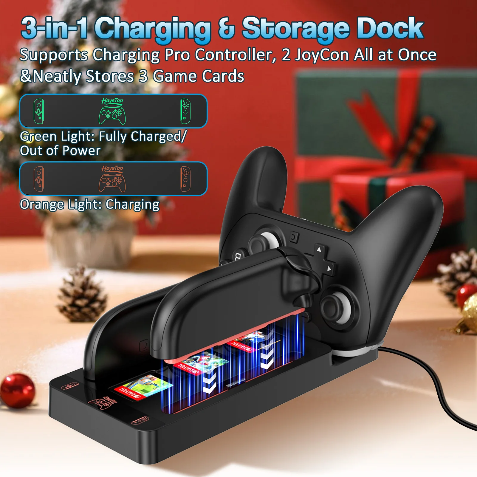 21 in 1 For Switch 2 Case Accessories Gift Pack, 2025 Switch 2 EVA Bundle Kit for Christmas, Halloween, Men Women Luxury Gift 6