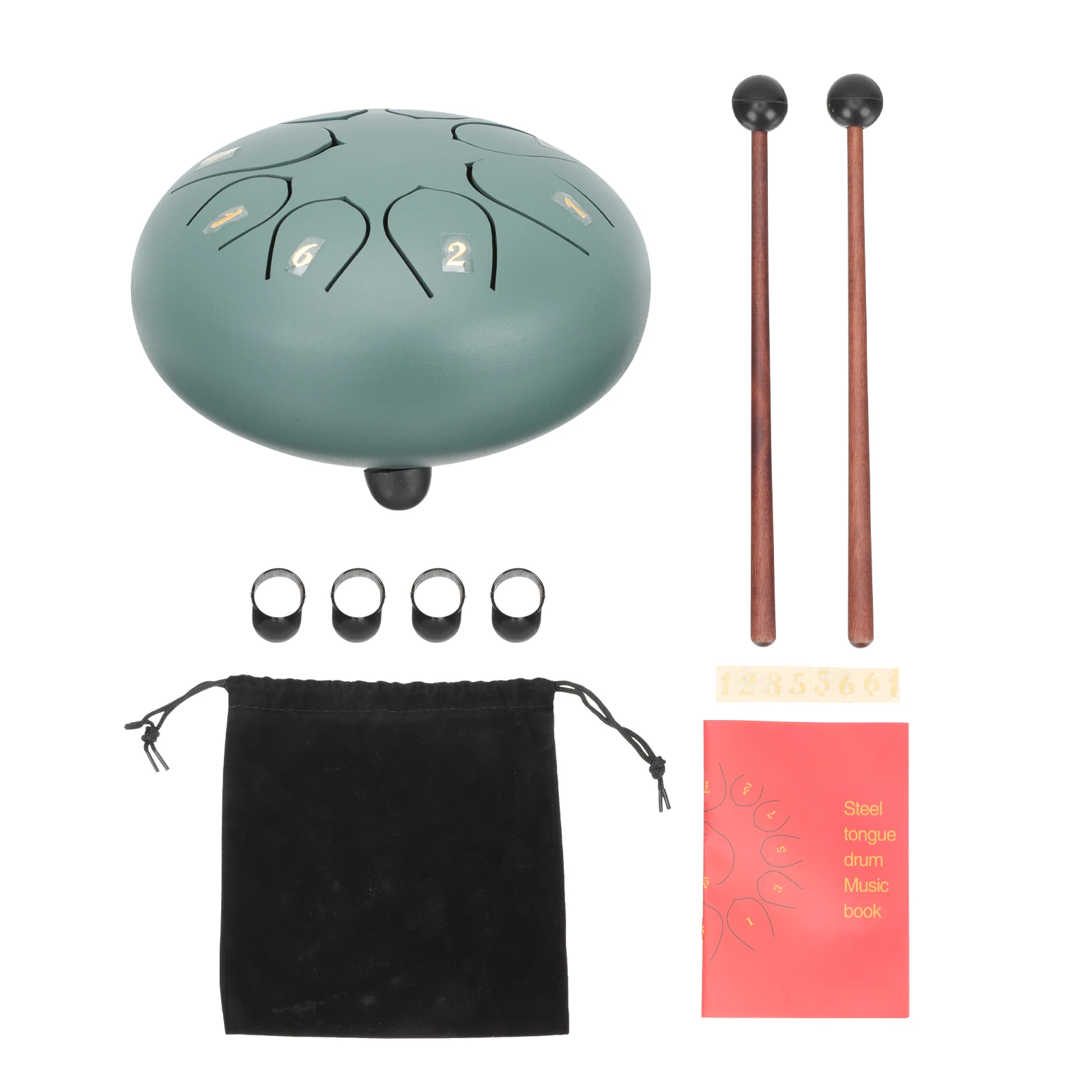 

1 Set Steel Tongue Drum Portable Ethereal Drum Creative Instrument For Kids Adults Musical Enlightenment Durable Percussion