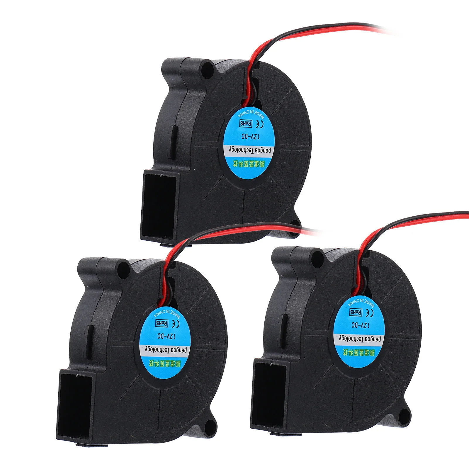 

3 Pcs 3d Printer Parts Radial Fan Blower Replacement Radiator DC Cooler Accessories Heat Sink