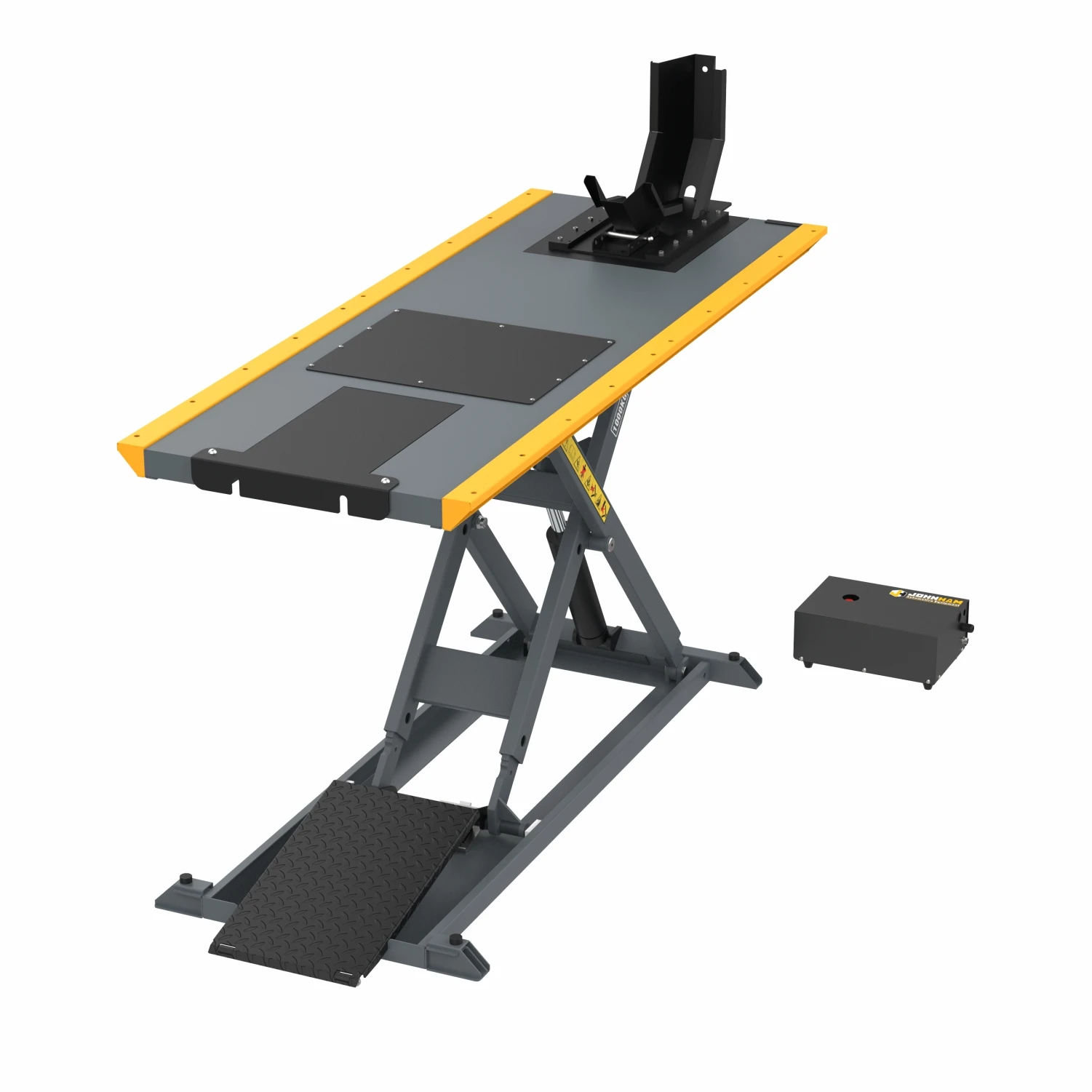 

Johnham 1 Ton Motorcycle Scissor Lift Bridge Hydraulic Lift Motorcycle Elevator JML2200