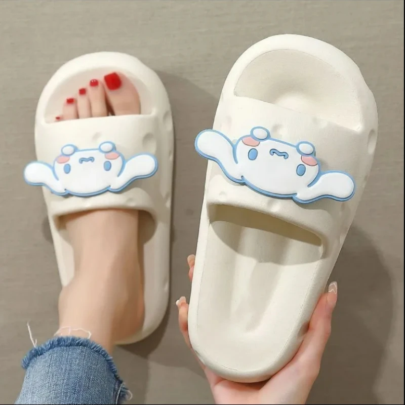 Cartoon Anime Sanrio Kuromi Melody Jade Guigou Summer Odor Proof and Anti Slip EVA Slippers Home Sandals Women's Style