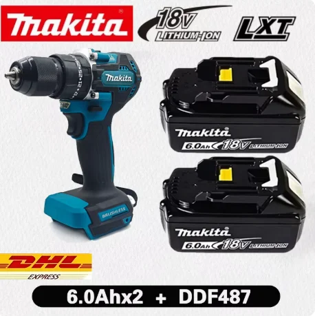100% Original Makita 9Ah6Ah/5Ah for Makita 18V Battery BL1830B BL1850B BL1850 BL1840 BL1860 BL1815 Replacement Lithium Batter