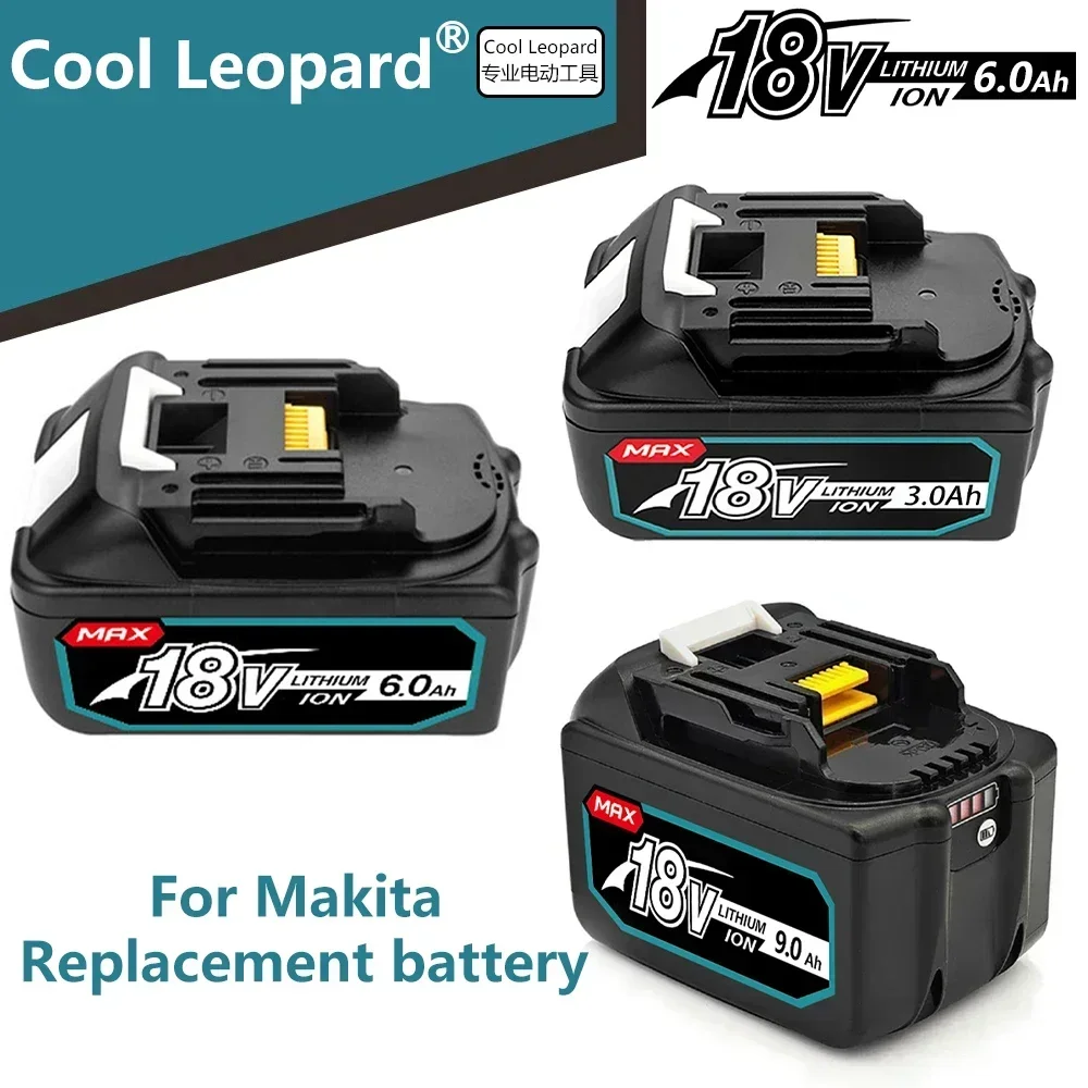 

For New Original Makita 18V 3/6/9/Ah Rechargeable Battery Makita Tool BL1830 BL1830B BL1840 BL1840B BL1850 BL1850B 18650 Battery