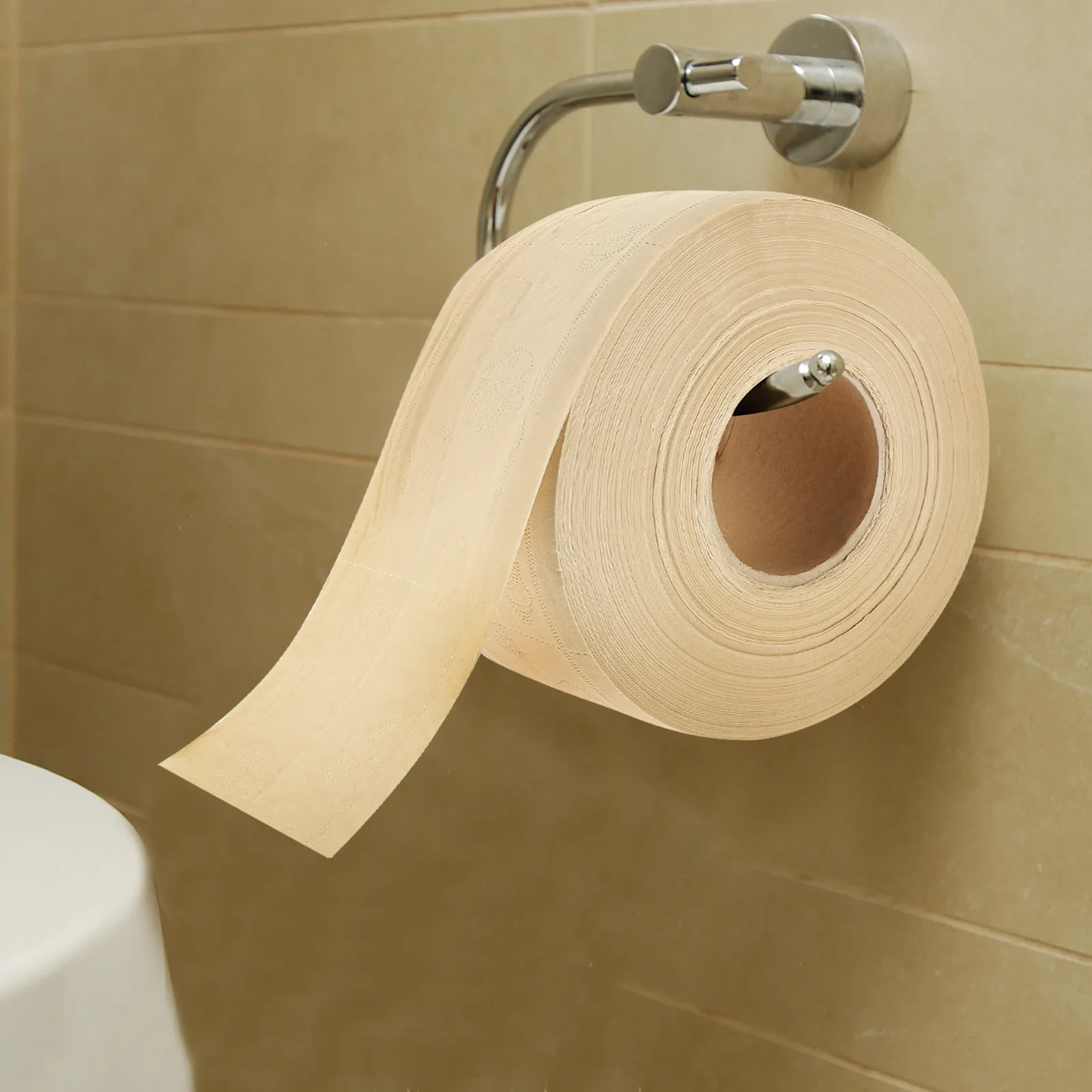 Large Roll Toilet Paper Made of Premium Wood Soft Absorbent for Home Office Travel Daily Use