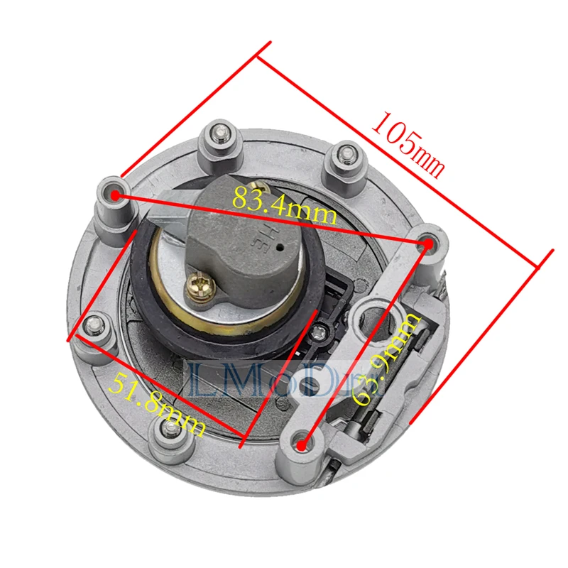 LMoDri-Couvercle de Carburant Précieux pour Moto, Bouchon de Gaz pour Yamaha FZR250 450 600 FZR250RR 400RR FZX250 FZ400 FZR1000, Crochet de Verrouillage