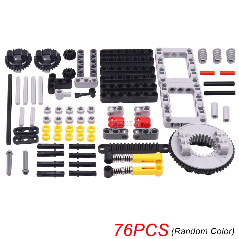 Marumine Block Technology Brick Parts MOC Gear Pin Axle Link Turntable 50163 3649 32072 3647 4019 62821 Acessórios de modelagem Toy